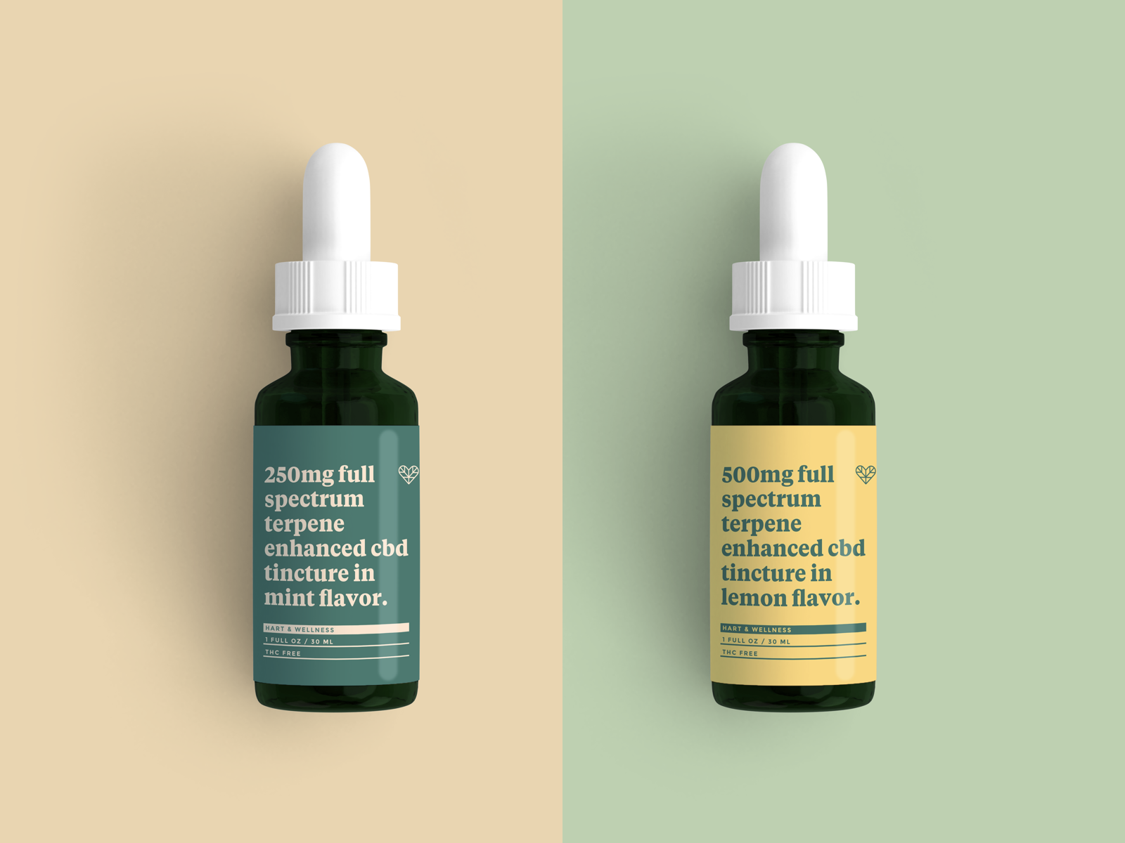 Download Hart Wellness Tincture Bottle Mockup By Darrell Prins On Dribbble