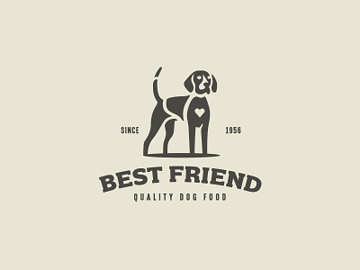 Dog logo animal branding dog dog food hound hunting logo mark minimal minimalism negative space simple