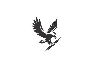 Eagle & Bolt airsoft apparel bird bolt eagle falcon hawk hiking logo military negative space outdoors