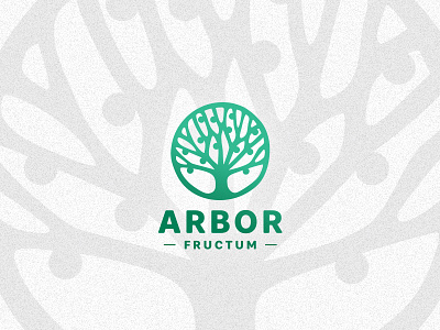 Fruit tree logo design branding classic drink food beverages fruits logo minimal plants restaurant round logo simple tree