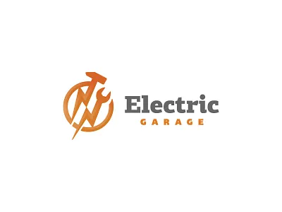 Electrical Technology Service logo design bolt branding circle classic computers electric electrical electrical instalation electricity hammer it key lightning bolt logo mark minamal service simple technology wrench