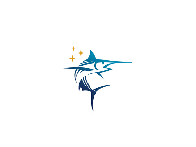 Swordfish logo design adventure animal branding classic design fish fishing illustration logo mark negative space ocean outdoor sea swordfish vector