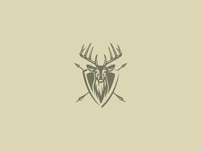 Deer hunting logo