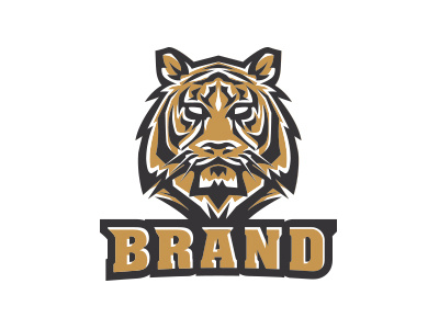 Tiger sport logo bjj boxing cage club fight jiu jitsu kickboxing logo mark mma muay thai sport