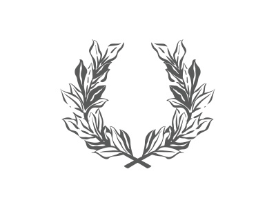 Laurel Wreath classic laurel logo mark medicine nature olive plant wreath