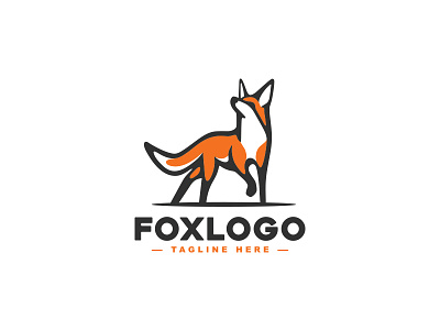 Red Fox logo animal curiousity fox hunting logo mark red smart software white wildlife wisdom