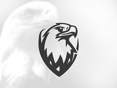 Eagle King logo animal bird crown eagle falcon hawk king logo mark power pride shield