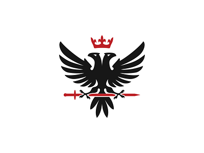 Eagle heraldic logo bird classic crown eagle falcon hawk heraldic heraldry logo mark royal sword