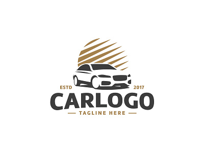 Car Logo auto automobile car cars dealer logo mark mechanic negative space service wash