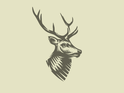 Elk logo animal arrowhead bow buck deer elk engraving head hunting logo mark wildlife