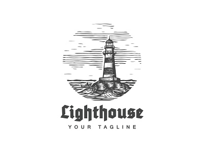 Lighthouse adventure engraving etching guidance hope journey light lighthouse scratchboard sea security woodcut