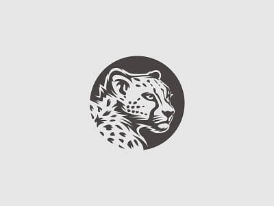 Cheetah logo animal big cat cat cheetah gepard illustration leopard logo mark