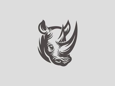 rhino head logo