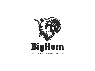 Bighorn logo animal bighorn endurance illustration logo mark power ram sheep sport strength