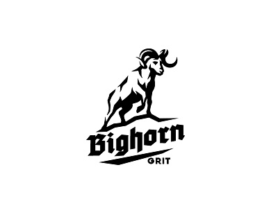 Bighorn sheep logo amr animal bighorn endurance grit ibex logo power sheep sport strength wild