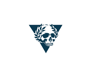 Skull logo airsoft badge glory laurels logo military skull special forces sport swat tactical troops