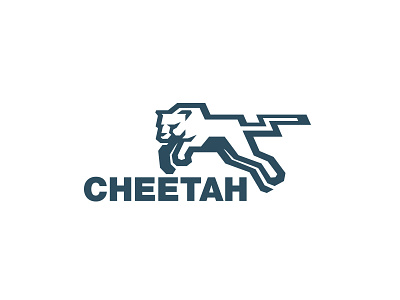 Cheetah logo animal automotive cheetah illustration leopard lion logo mark sport wild cat