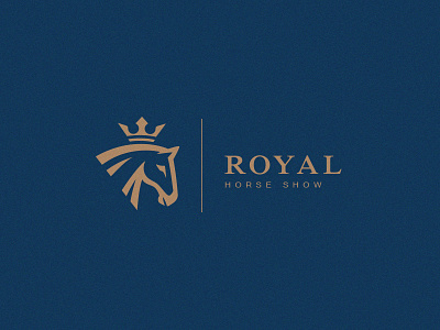 Horse show logo animal crown head horse logo logo luxurious luxury brand mark stallion