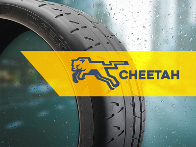 Tire logo animal branding cheetah leopard logo mark negative space tiger tires