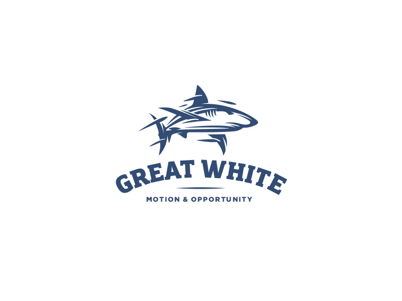Premium Vector | Cartoon great white shark