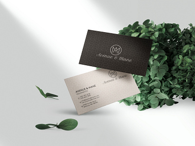 Avenue & Mane Business Card Design