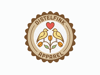 Distelfink Apparel Logo branding logo