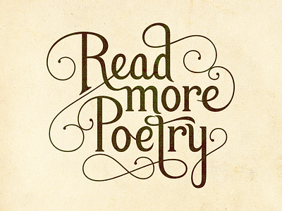 Read more Poetry calligraphy hand lettering lettering