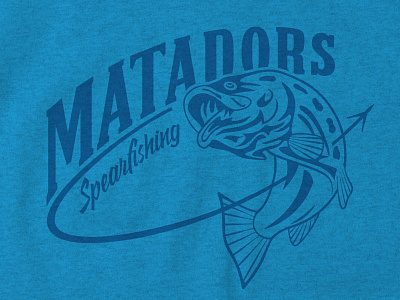 Matadors Spearfishing T-shirt apparel hand lettering lettering t shirt tshirt type typography