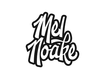 Mel Noake Logotype 2 calligraphy graffiti hand lettering lettering logotype type typography