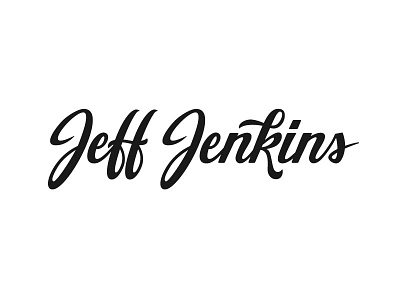 Jenkins Logotype V2 branding calligraphy hand lettering lettering logo logotype typography