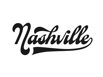 Nashville hand lettering lettering type typography
