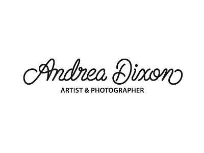 Andrea Dixon Logotype branding hand lettering lettering logo logotype type typography