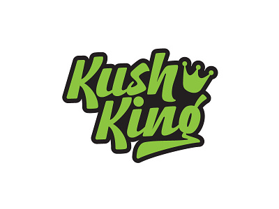 Kush King Logo graffiti hand lettering lettering typography
