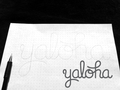 Yaloha Logo - Sketch & Vector