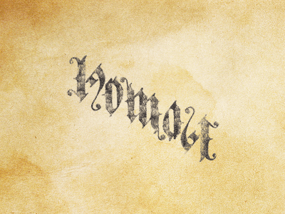 Ambigram (animated) ambigram animated animation blackletter custom lettering custom type gif hand drawn hand lettering lettering pencil type typography