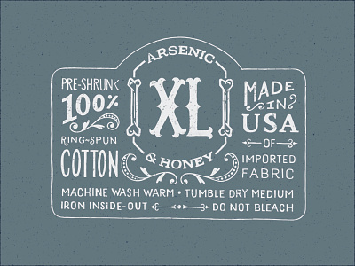 Arsenic & Honey - Garment Label