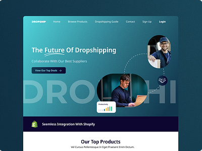 Dropshipping website design