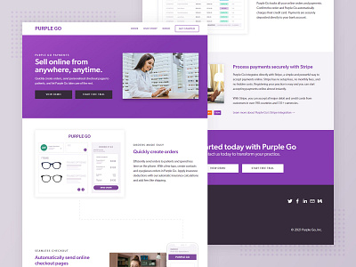 Purple Go daily ui dailyuichallenge design landing page design marketing startup startup marketing ui ui design ui designer ux web design web design and development web designer web ui web ux