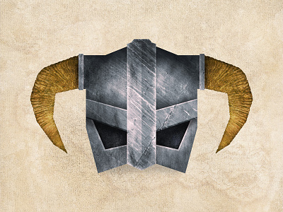 FUS RO DAH bethesda dovahkiin dragons fus ro dah illustration iron helm skyrim texture video games