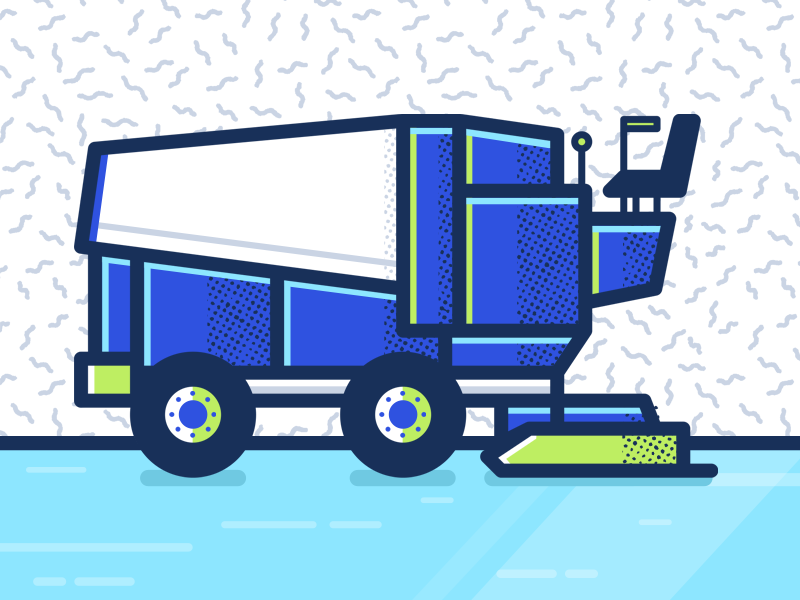Zamboni by David Saunders on Dribbble
