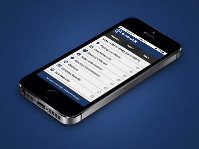 GoVote TN app app design government tennessee ui uiux ux voting