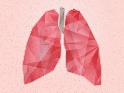 Lungs illustration texture