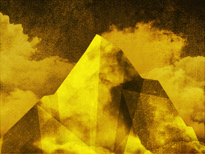 Mountains album art illustration texture
