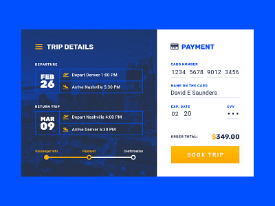 Daily UI :: 002 :: Credit Card Checkout airline airline checkout checkout credit card credit card checkout dailyui ui uidesign uipractice uiux userexperience userexperiencedesign userinterfacedesign web web design