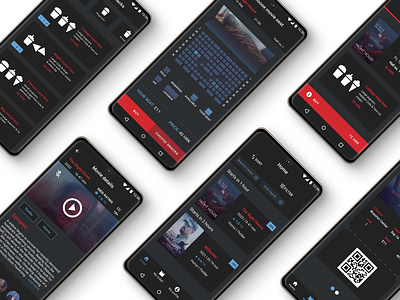Cinema tickets booking app UX/UI