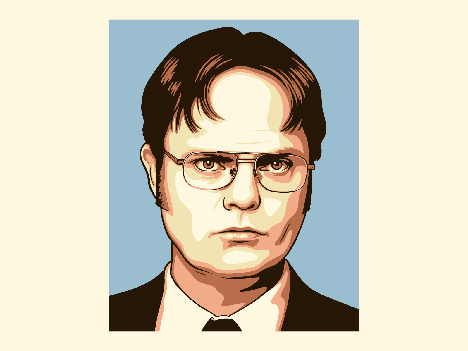 Dwight Schrute by Ed Booth on Dribbble