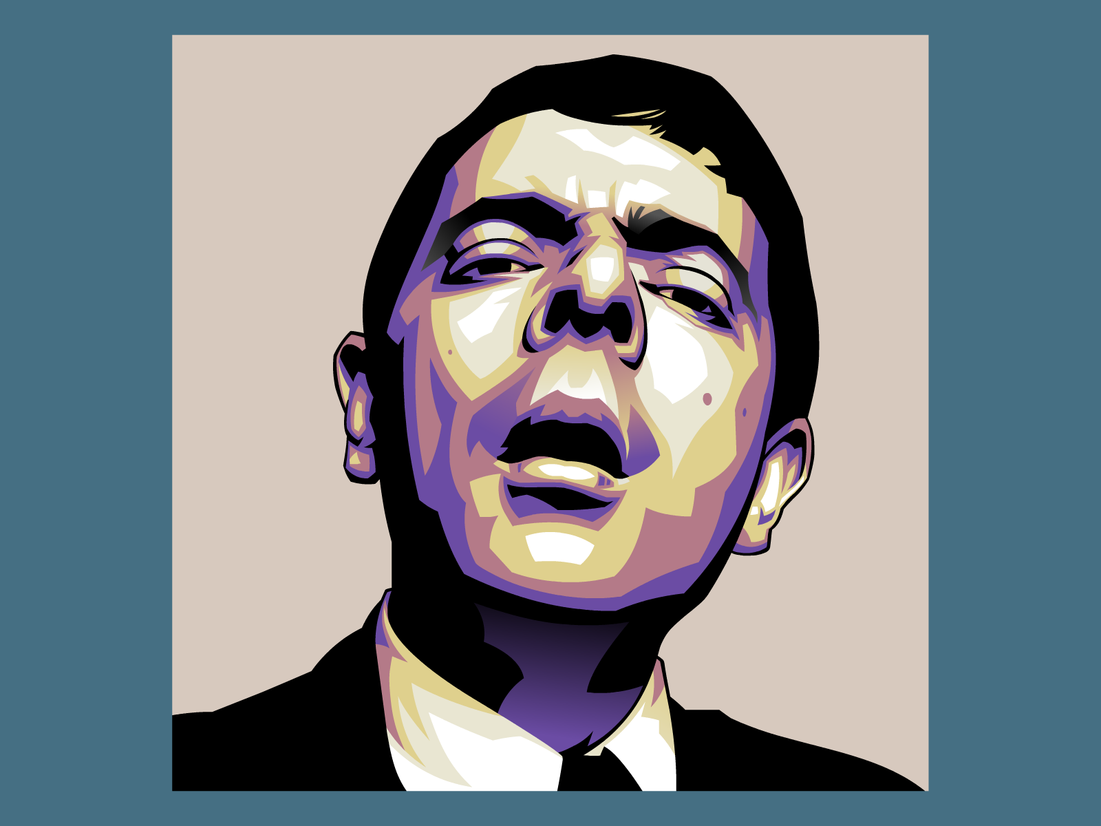 Rowan Atkinson by Ed Booth on Dribbble