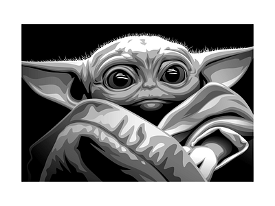 Baby Yoda 2 d animation babyyoda cartoon character design graphicdesign illustration starwars vector vector illustration vectorart yoda