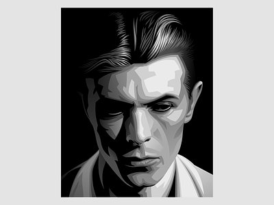 David Bowie 2 d design digital painting graphicdesign illustration vector vector illustration vectorart