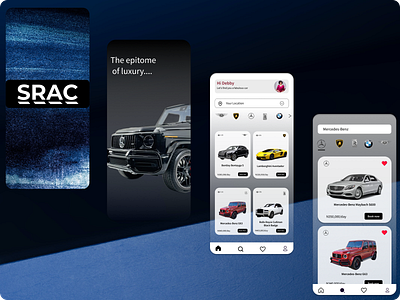 Car rental app car rental design e commerce figma luxurycar mobileapp ui uiux